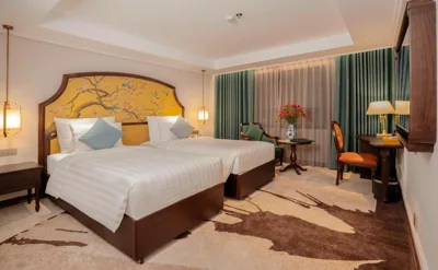 Habitación doble con 2 camas Deluxe — Rue de L'amour Boutique Hotel Ha Noi